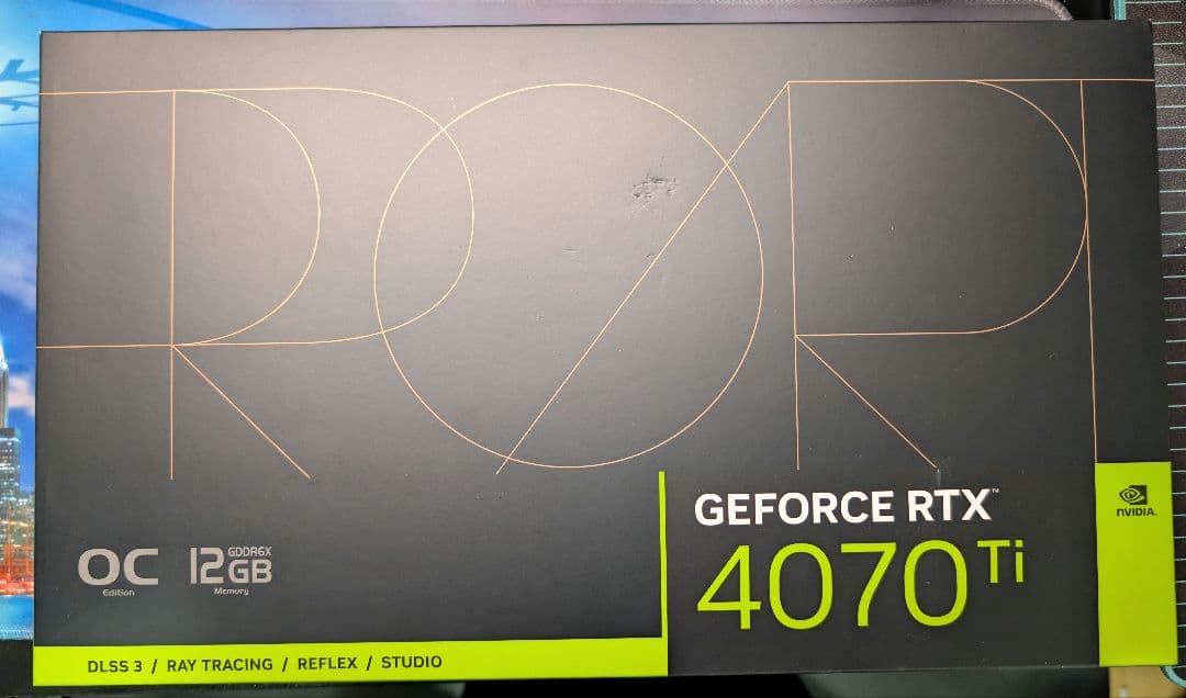 PROART-RTX4070TI-O12G　グラフィックボード