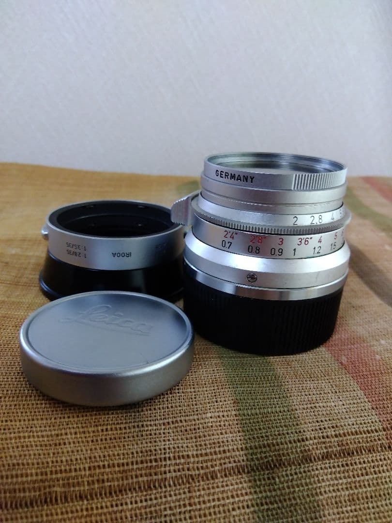 ライカ ズミクロン35mmf2 8枚玉カナダ