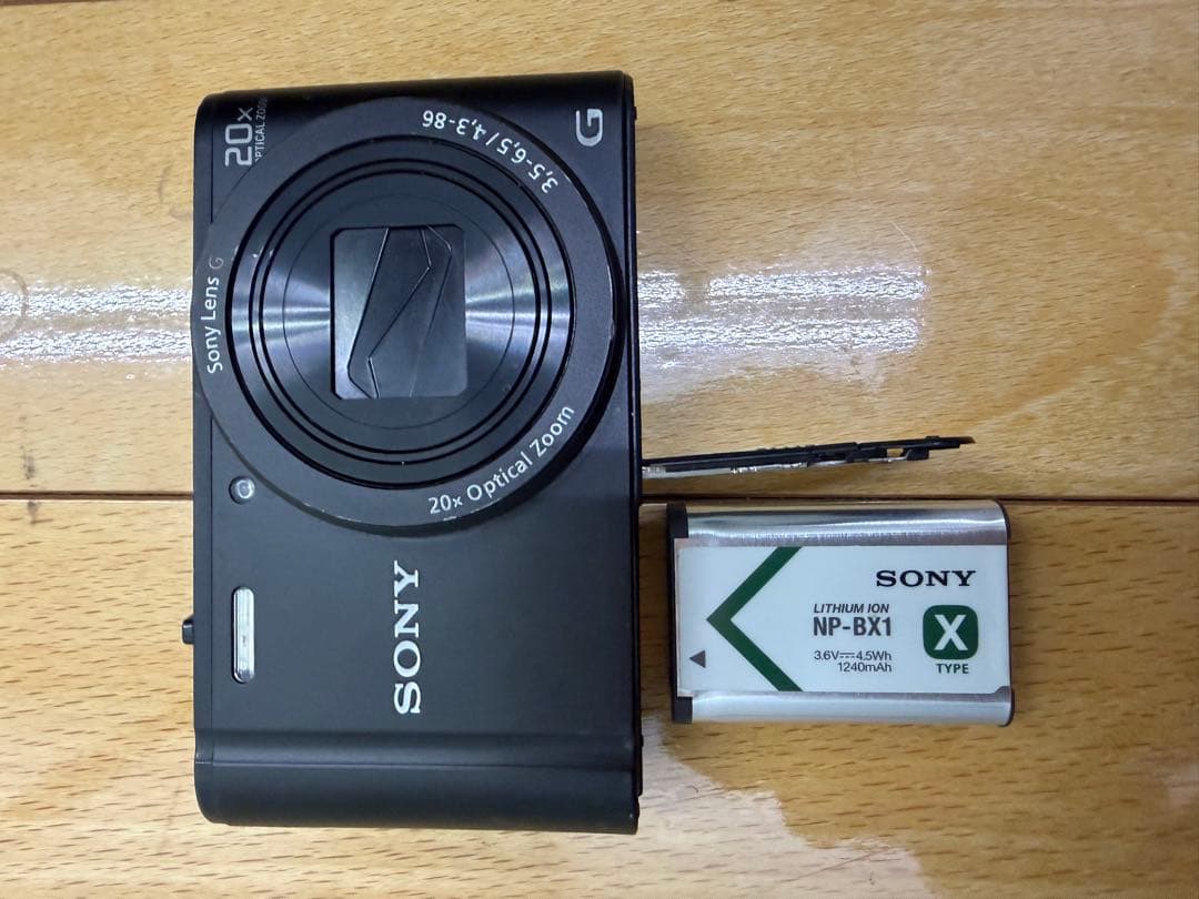 SONYデジタルカメラ コンデジDSC-WX350 ブラック