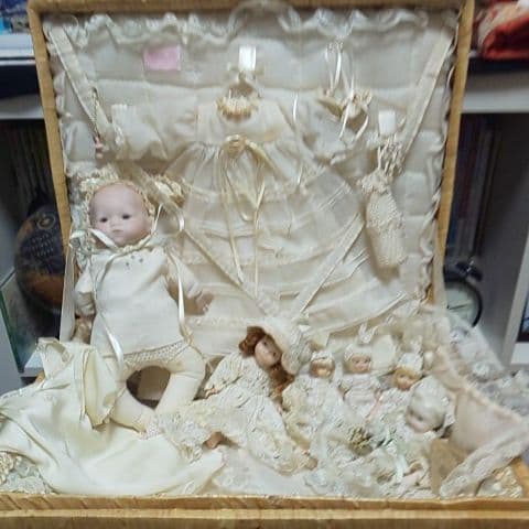 た*う様 【最終値下】アンティークバスケットドールセット