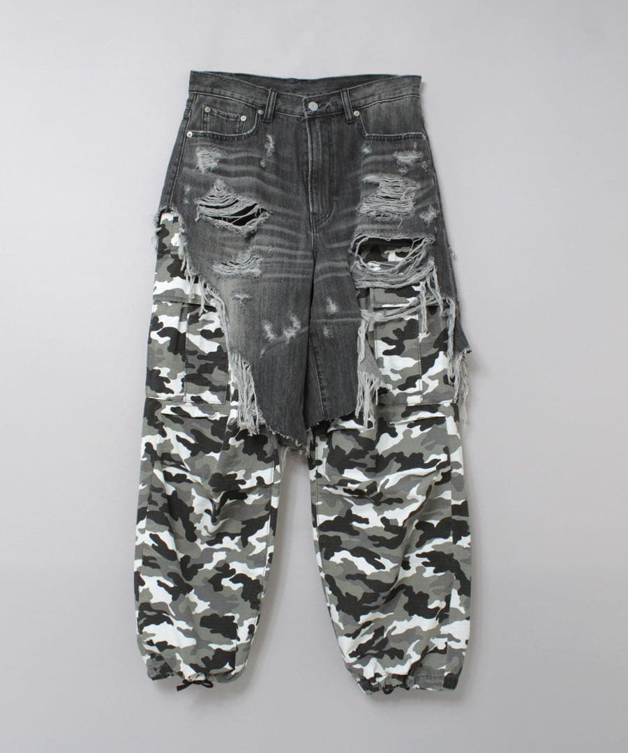 【現行品】カーゴレイヤード5ポケットパンツ