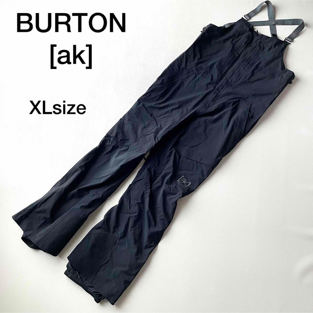5465【美品】バートン ビブパンツ AK ゴアテックス 近年モデル ブラック