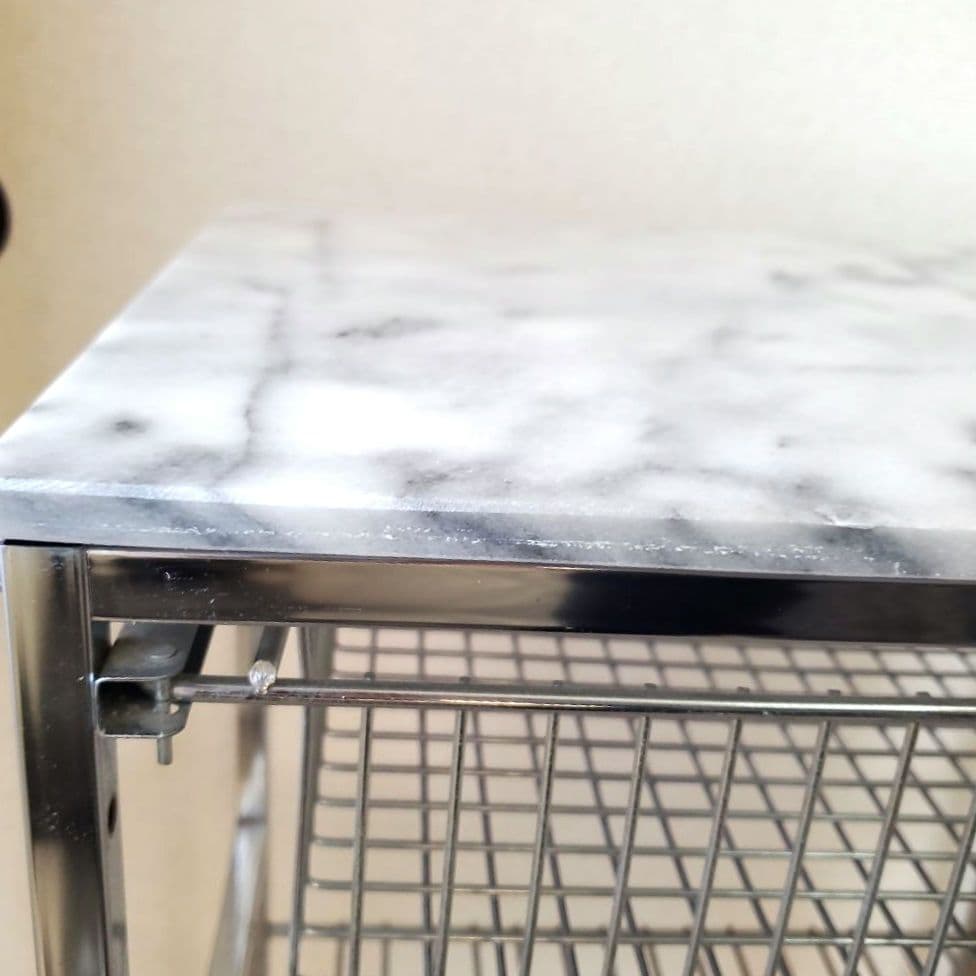 アスプルンド マーブルトップトローリー L キッチンワゴン キャスター付き