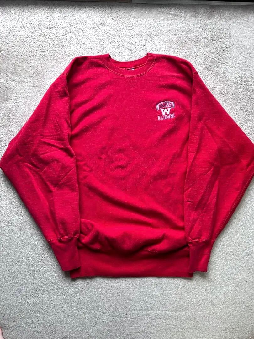 90s Champion リバースウィーブ　刺繍タグ　made in usa