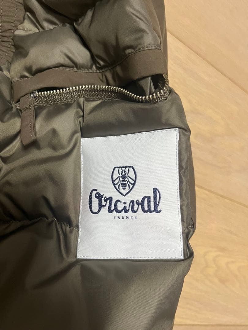 ORCIVAL ダウンベスト ブラウン　サイズ4