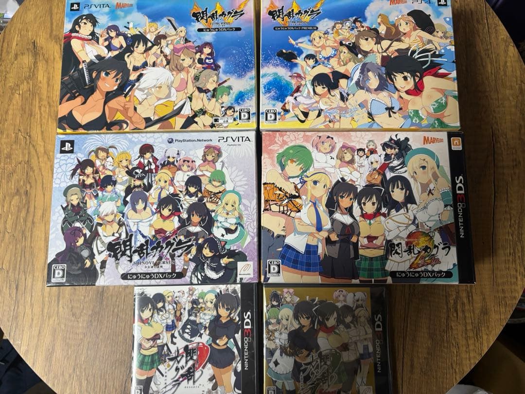 閃乱カグラ　ゲーム6作品　まとめ売り