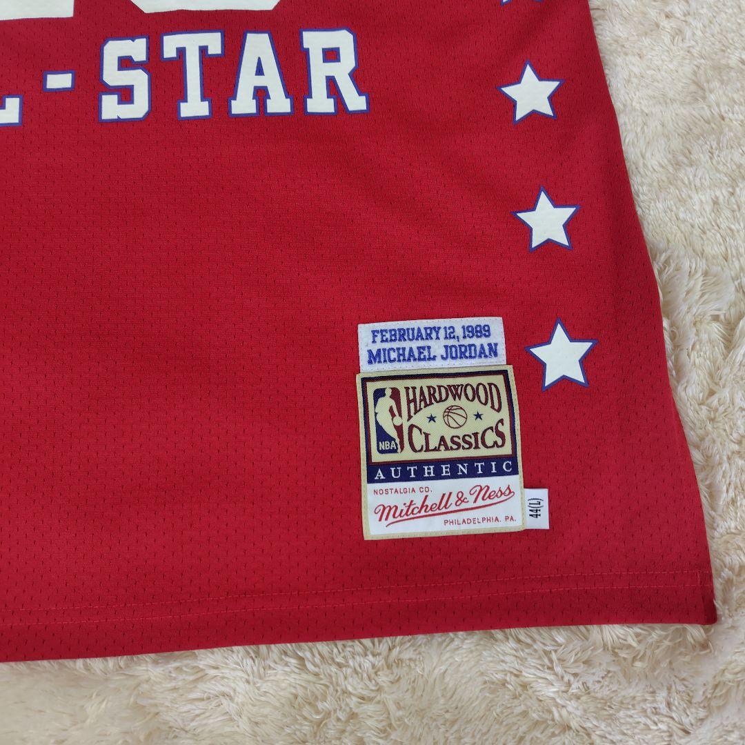 ミッチェルアンドネス　1989オールスター　マイケルジョーダン レッド23
