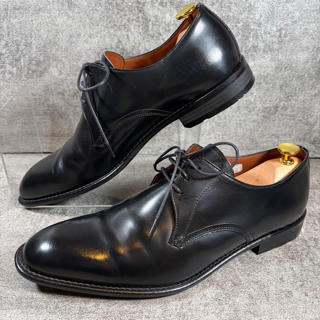 美品　ケンフォード　レザー　プレーントゥ　ビジネスシューズ　ブラック　26.5