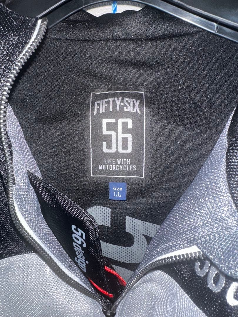 Y*f様 56design ボーダーメッシュパーカー　LL 新品