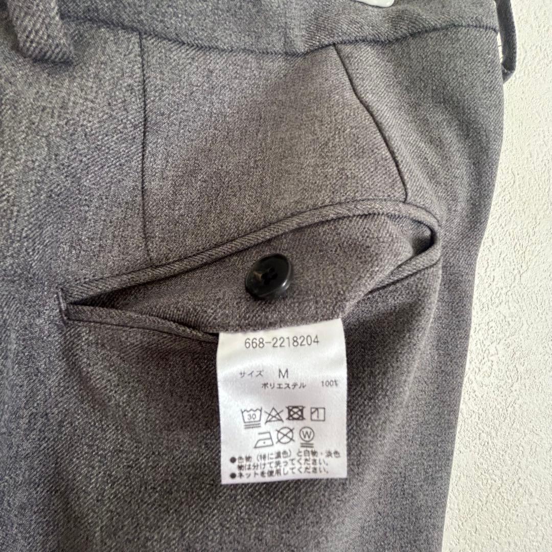 ナノユニバース LB.03 ウーリーツイル セットアップスーツグレーM