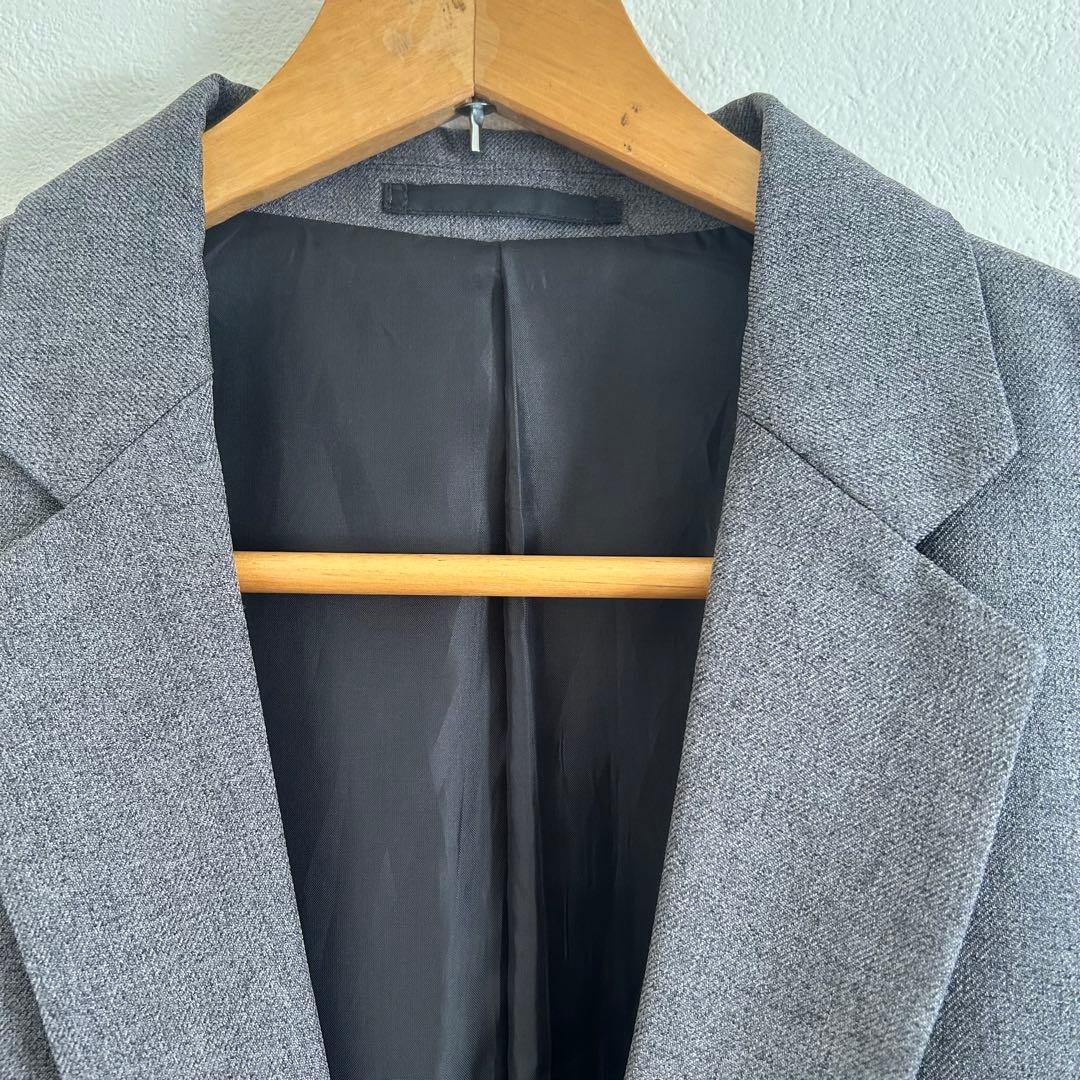 ナノユニバース LB.03 ウーリーツイル セットアップスーツグレーM