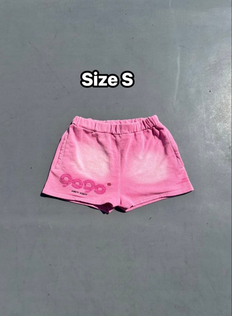 パンツ 9090 OG Logo Vintage Shorts pink