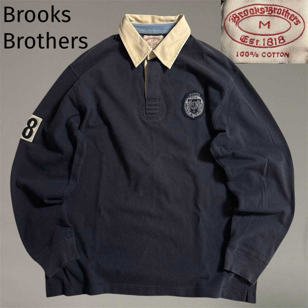 美品 Brooks Brothersブルックスブラザーズ ラガーシャツ ワッペン