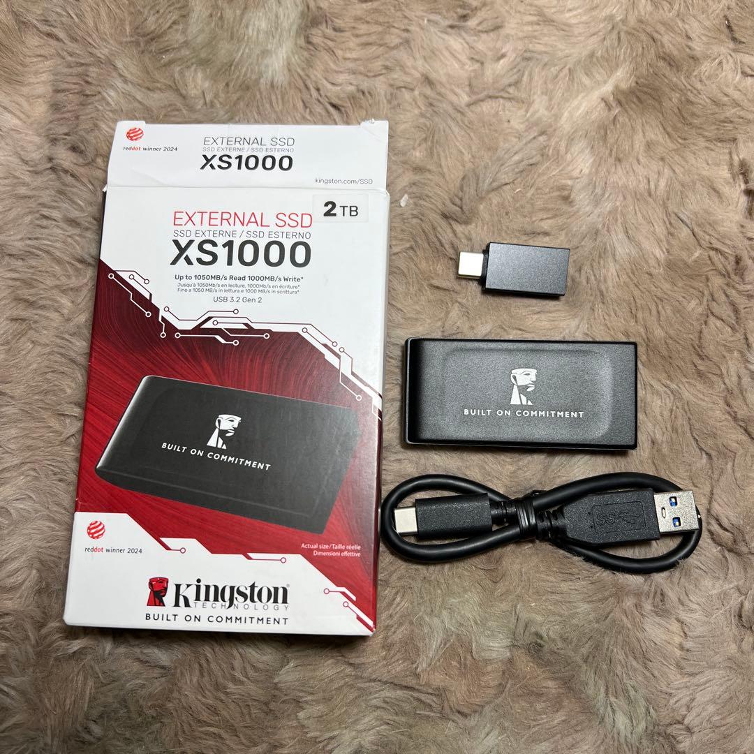 Kingston 外付け SSD 2000GB 2TB USB3.2 Gen2
