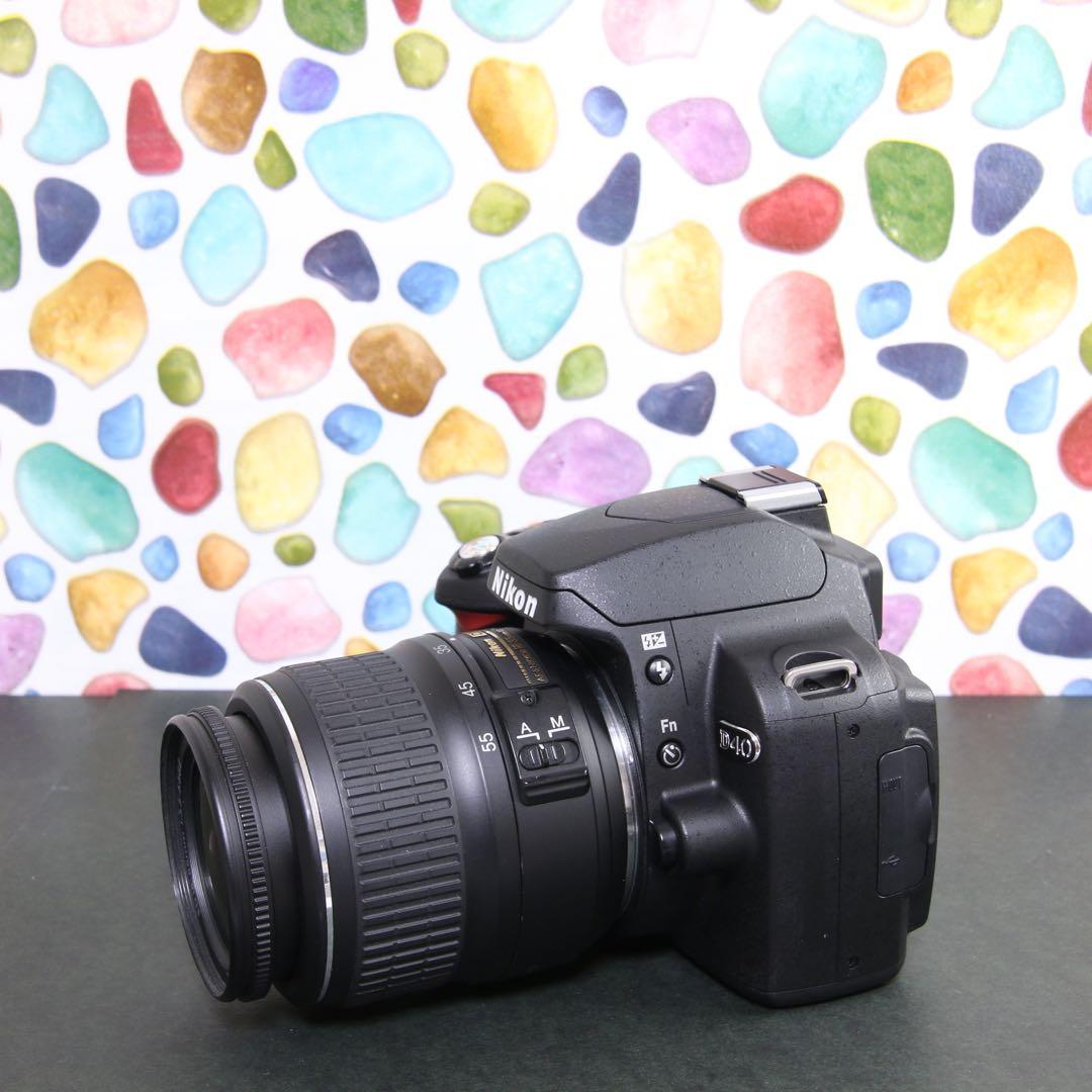 ♥︎◇Nikon D40 ◇大人気一眼レフ ◇スマホ転送 ◇美品