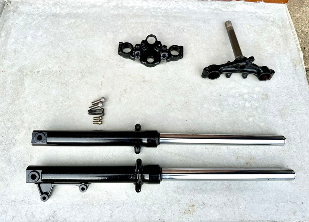 ホンダns1フロントフォークとトップブリッジセット