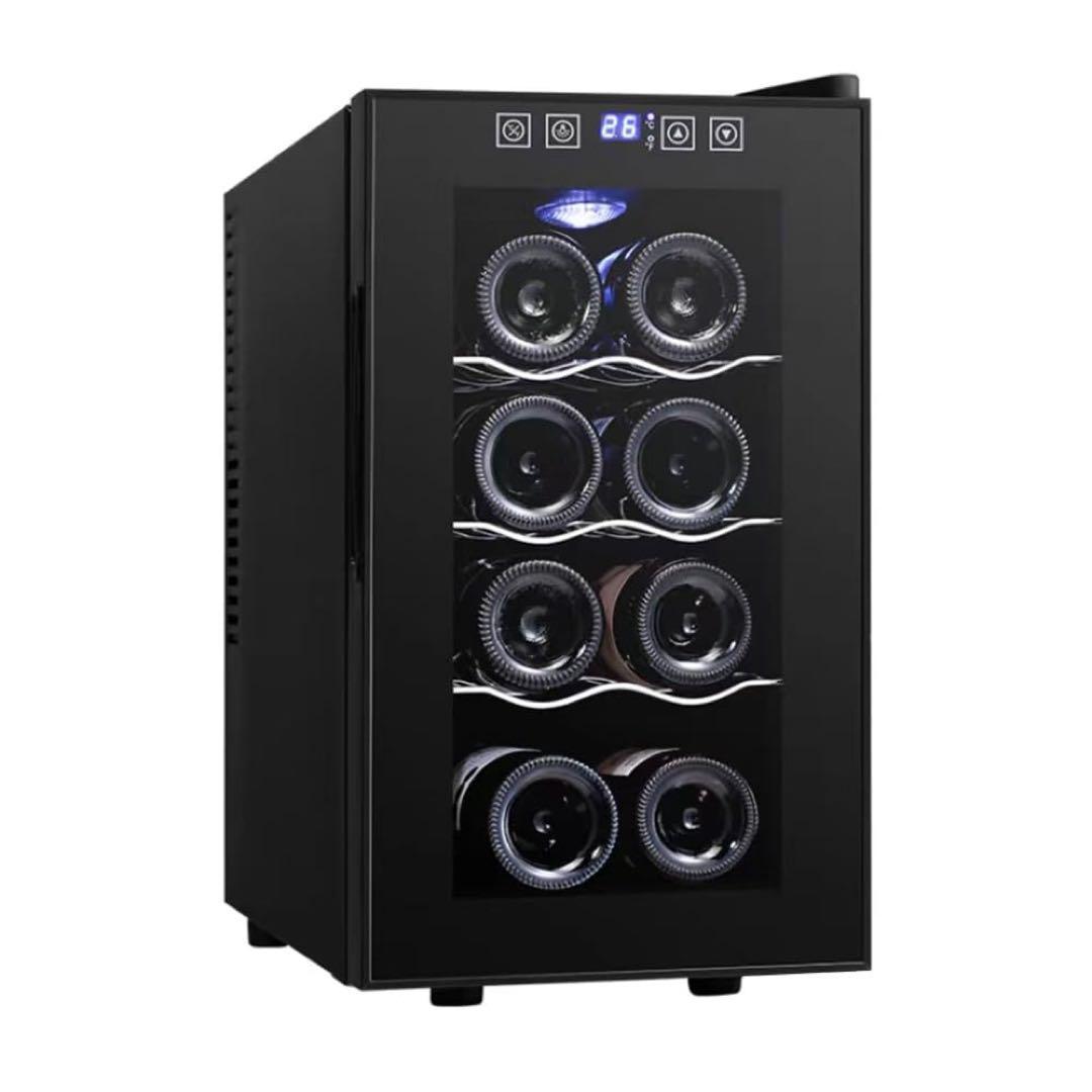 ワインセラー 最大8本収納 半導体冷却PSE認証