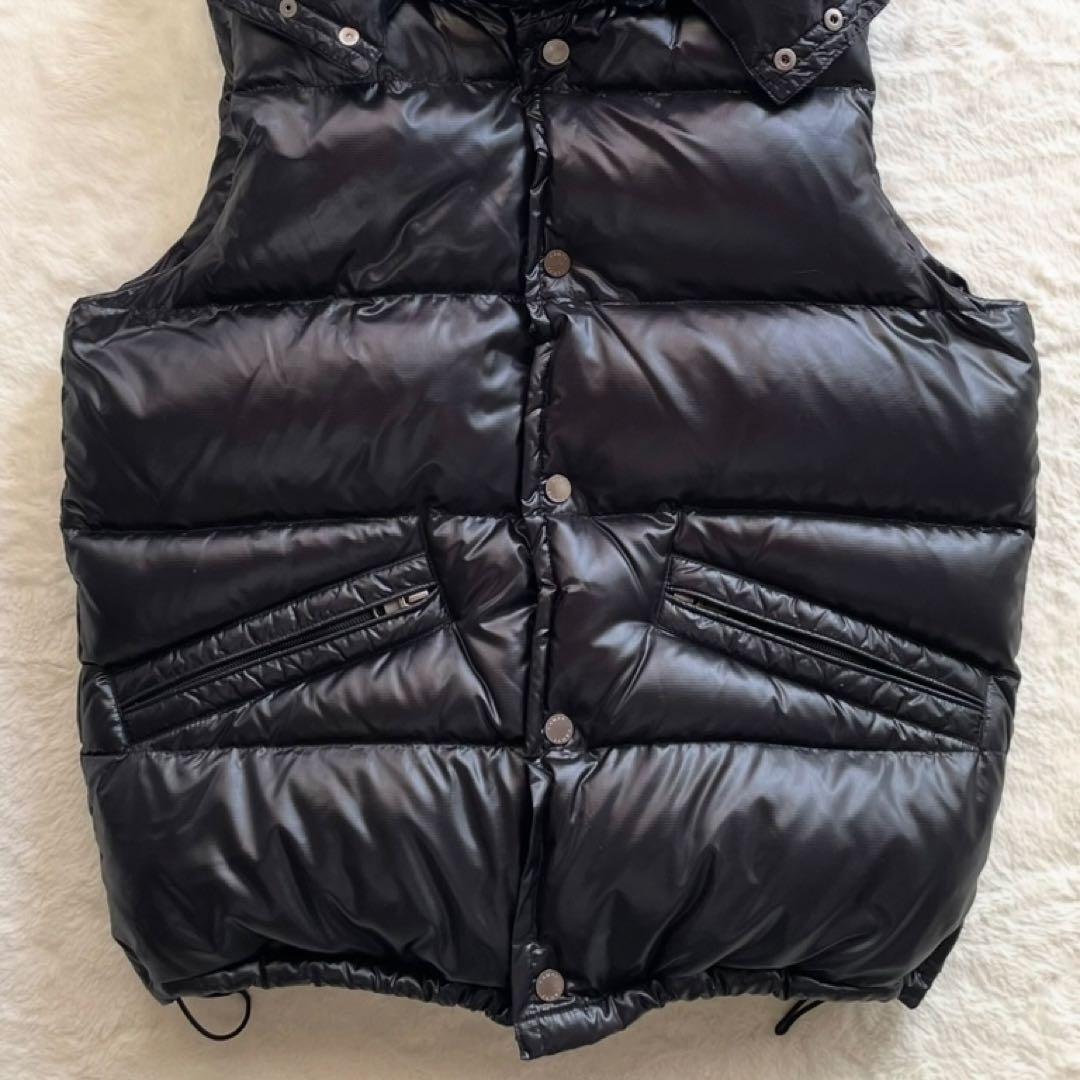 CAMP7 キャンプセブン ダウンベスト リアルファー y2k アーカイブ 黒