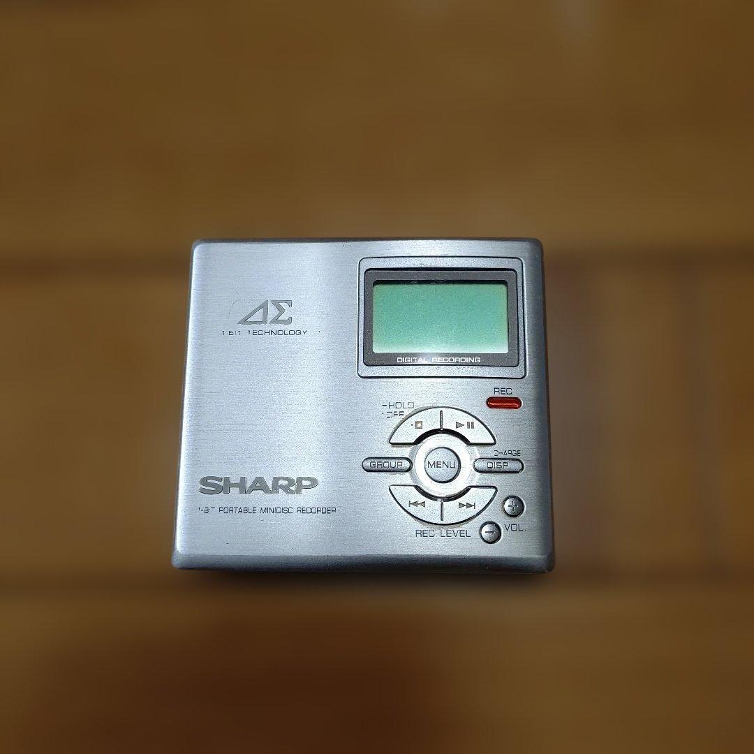 SHARP 1bitポータブルMDレコーダー MD-DR7-S