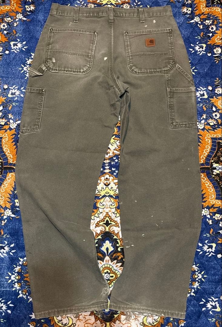 ボロ　極上フェード　カーハート　ダブルニーダックパンツ　メキシコ製　00s