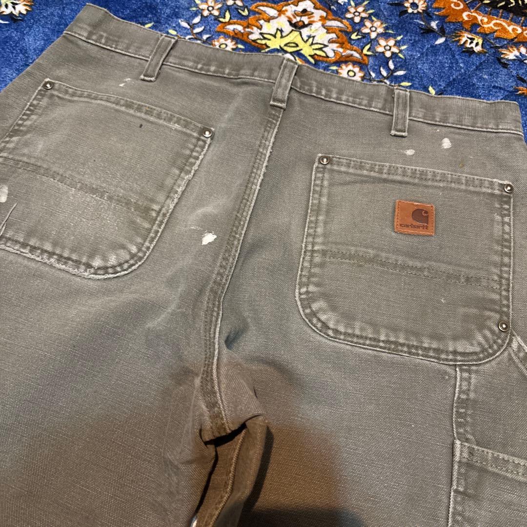 ボロ　極上フェード　カーハート　ダブルニーダックパンツ　メキシコ製　00s