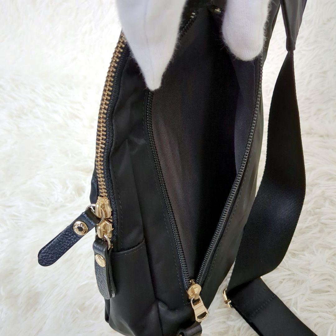 美品✨️russetラシット　ボディバッグ　ショルダーバッグ　ブラック　日本製