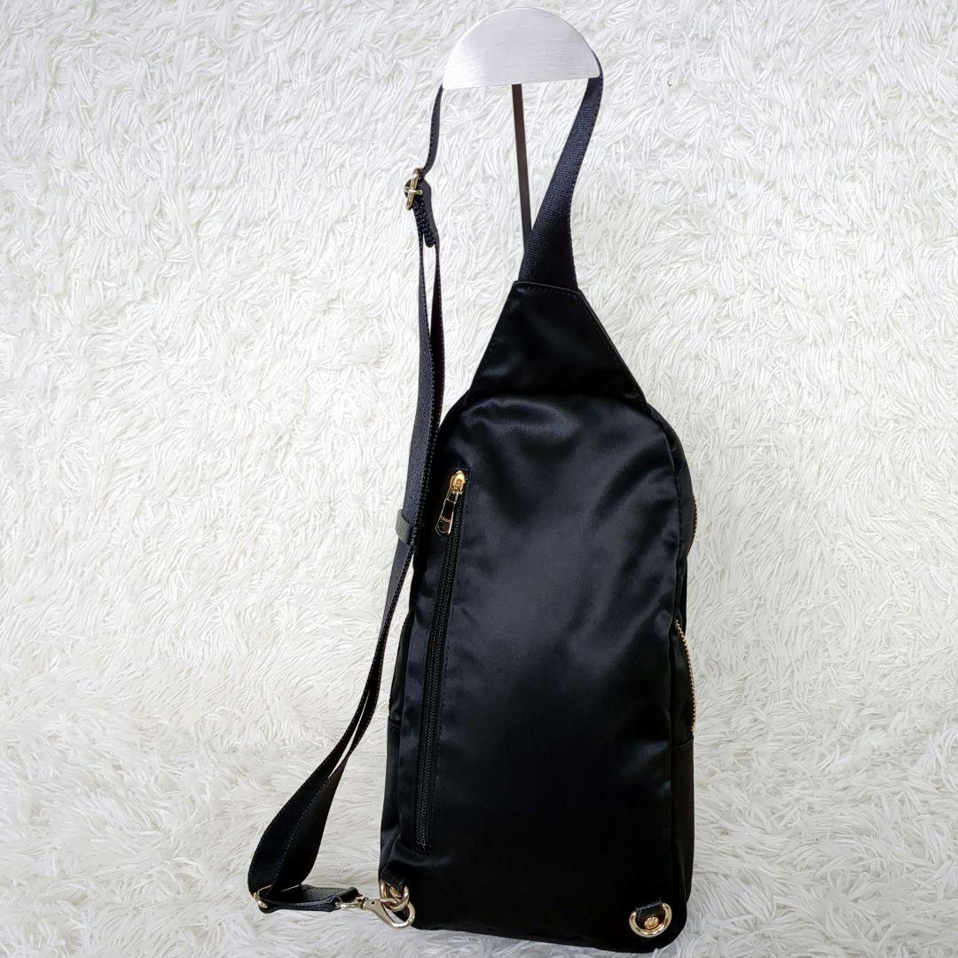 美品✨️russetラシット　ボディバッグ　ショルダーバッグ　ブラック　日本製