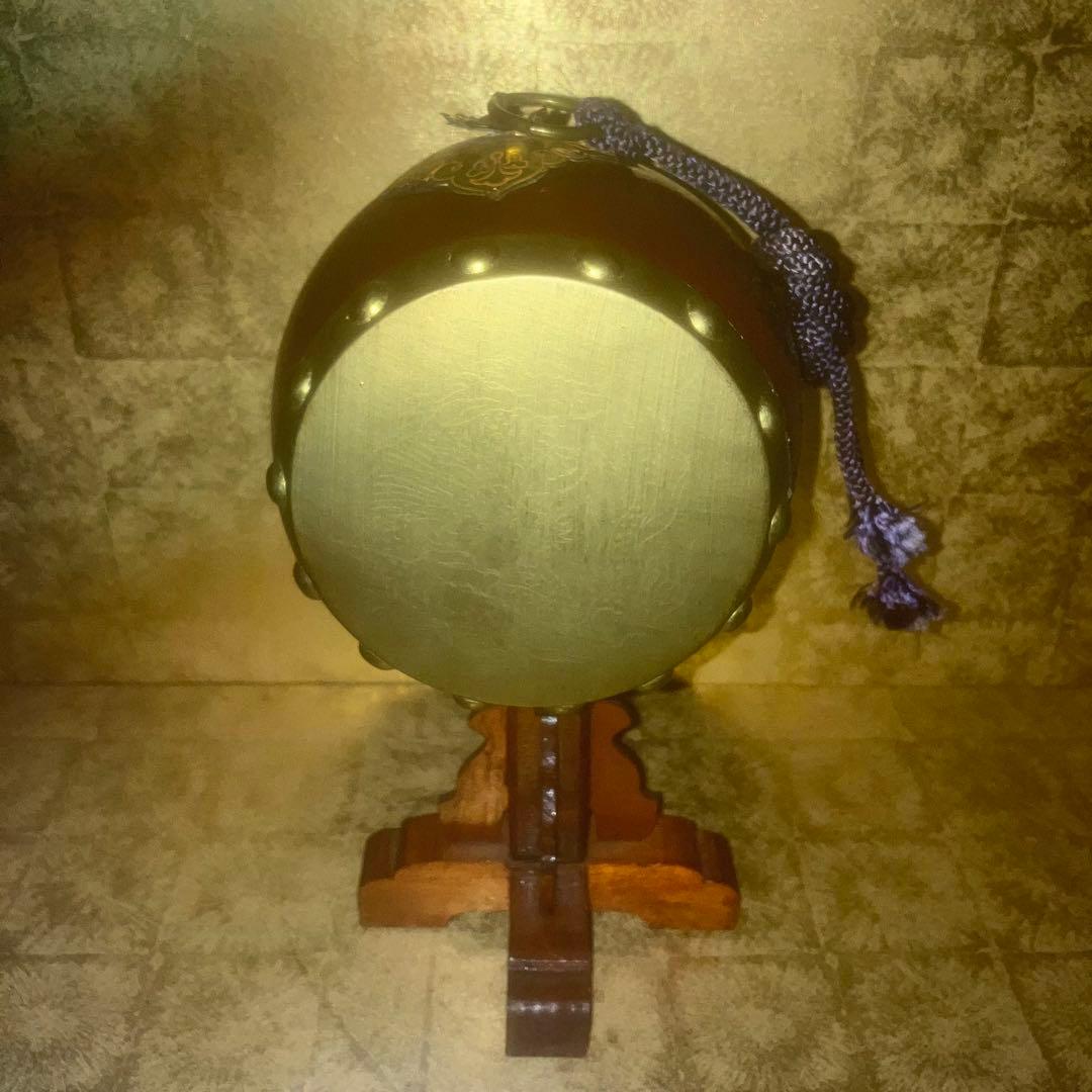 【特級呪物】場を清め神仏との繋がりを深める祈祷太鼓　曰く付き　縁起物　開運　交信