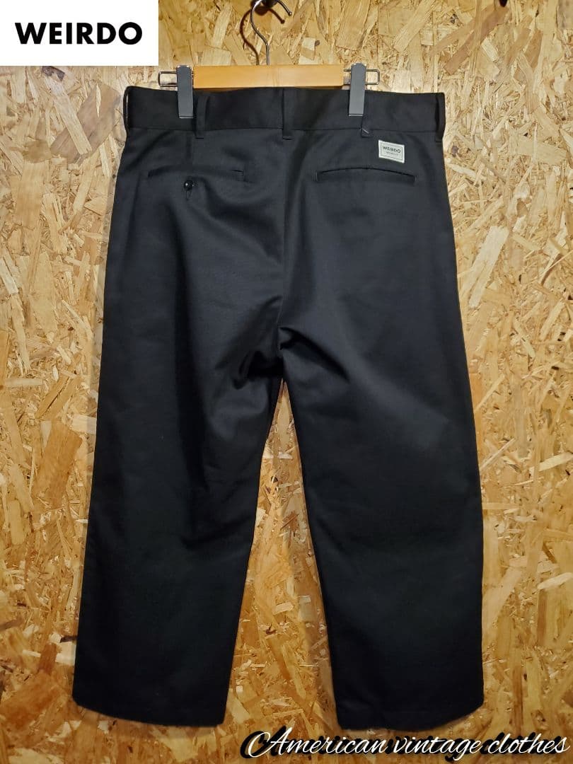 WEIRDO ウィアード 黒 チノパン GLAD HAND グラッドハンド