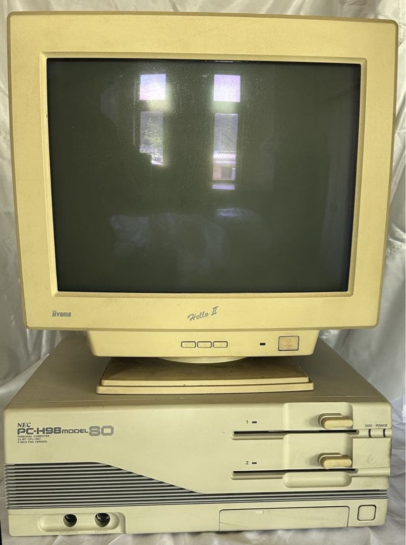 ま*ん様 【値下】【ジャンク品】iiyama MF-8617E+NEC PC-H