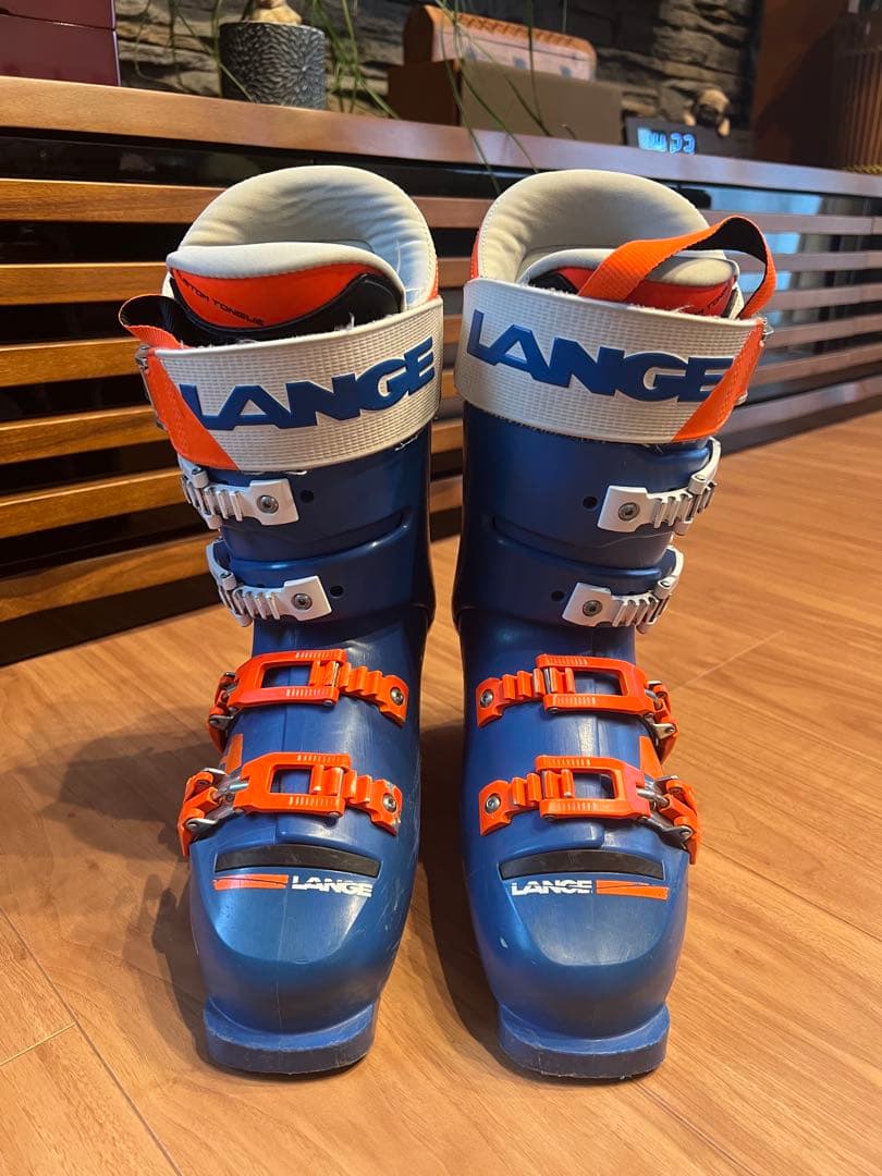 LANGE RS 130 スキー用ブーツ 青/オレンジ