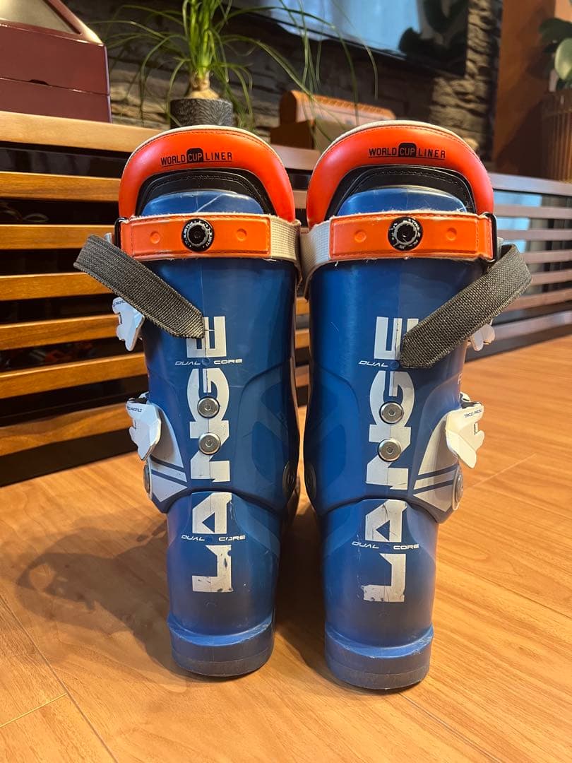 LANGE RS 130 スキー用ブーツ 青/オレンジ