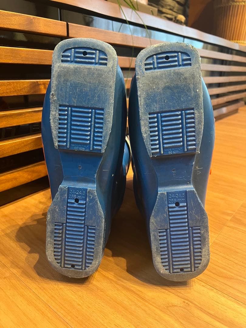 LANGE RS 130 スキー用ブーツ 青/オレンジ