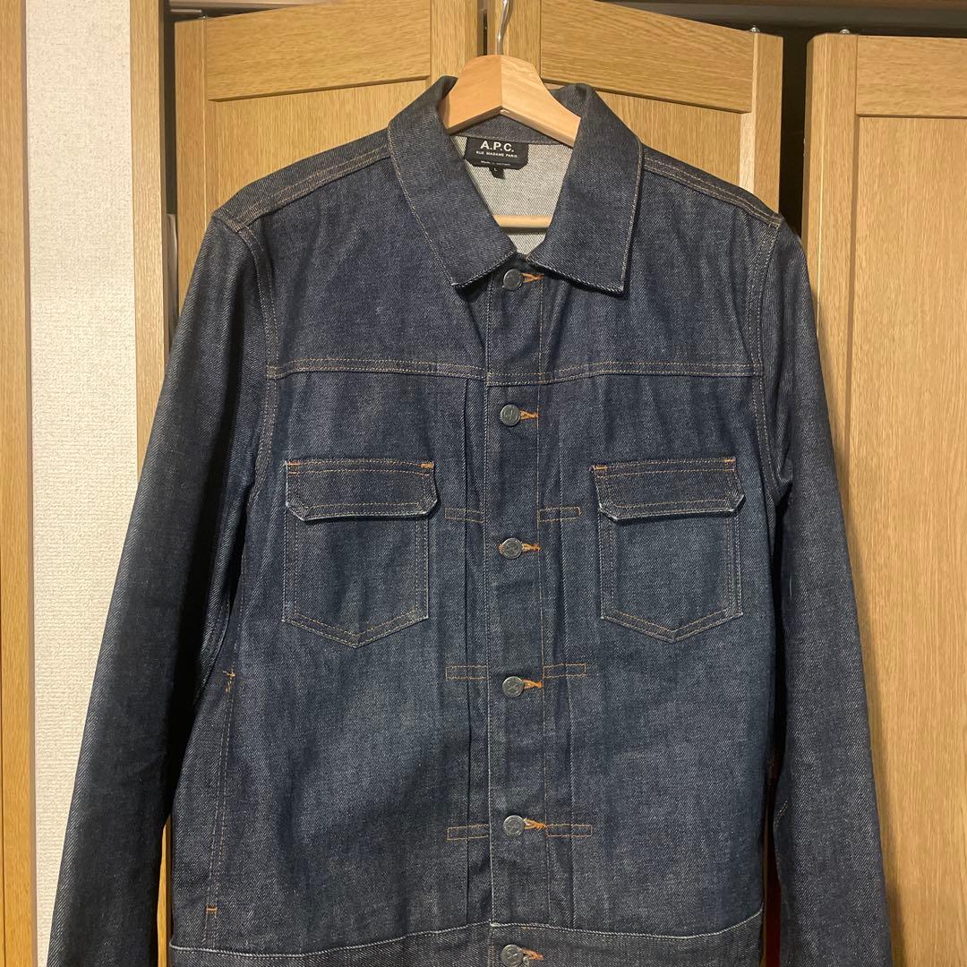 年始値下げ！A.P.C. リジットデニムワークジャケット アーペーセー