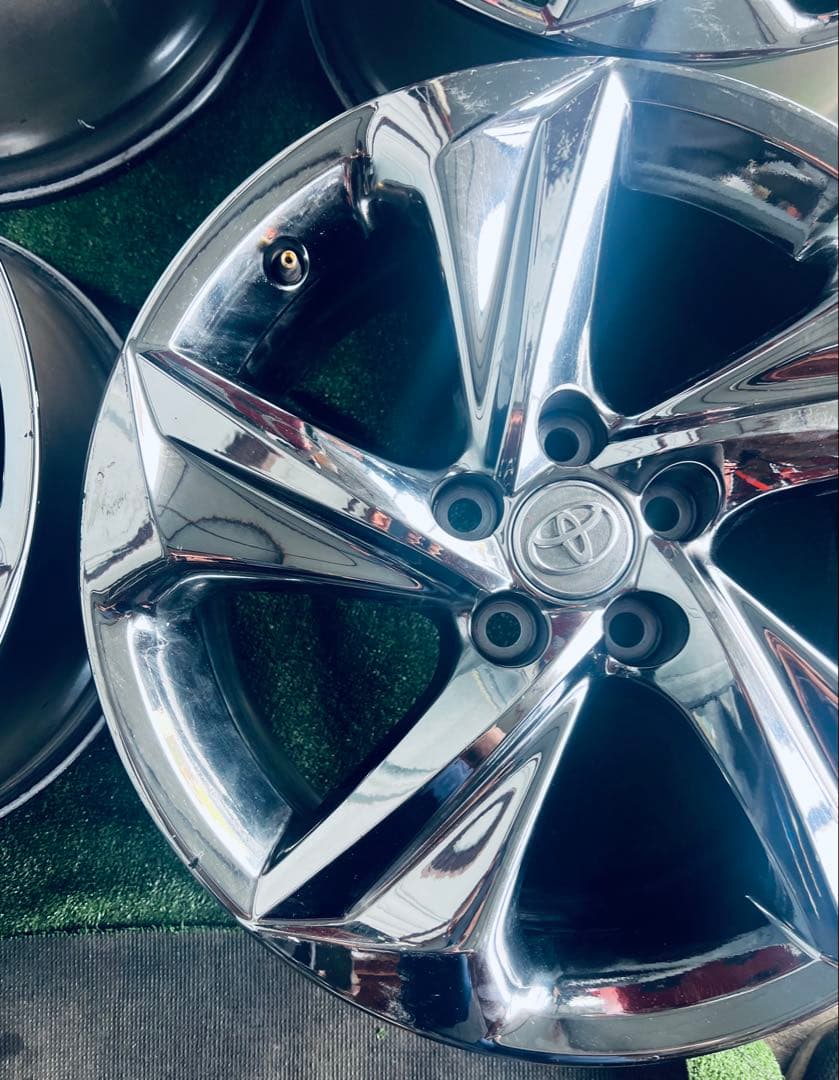 18インチ クローム仕上げ 5スポークホイール 4個セット