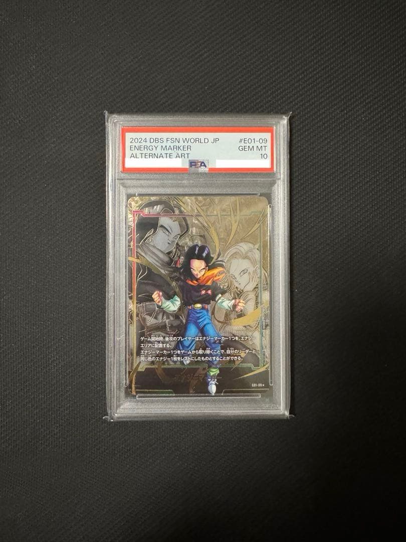 エナジーマーカー 人造人間17号18号 E01-09 PSA10