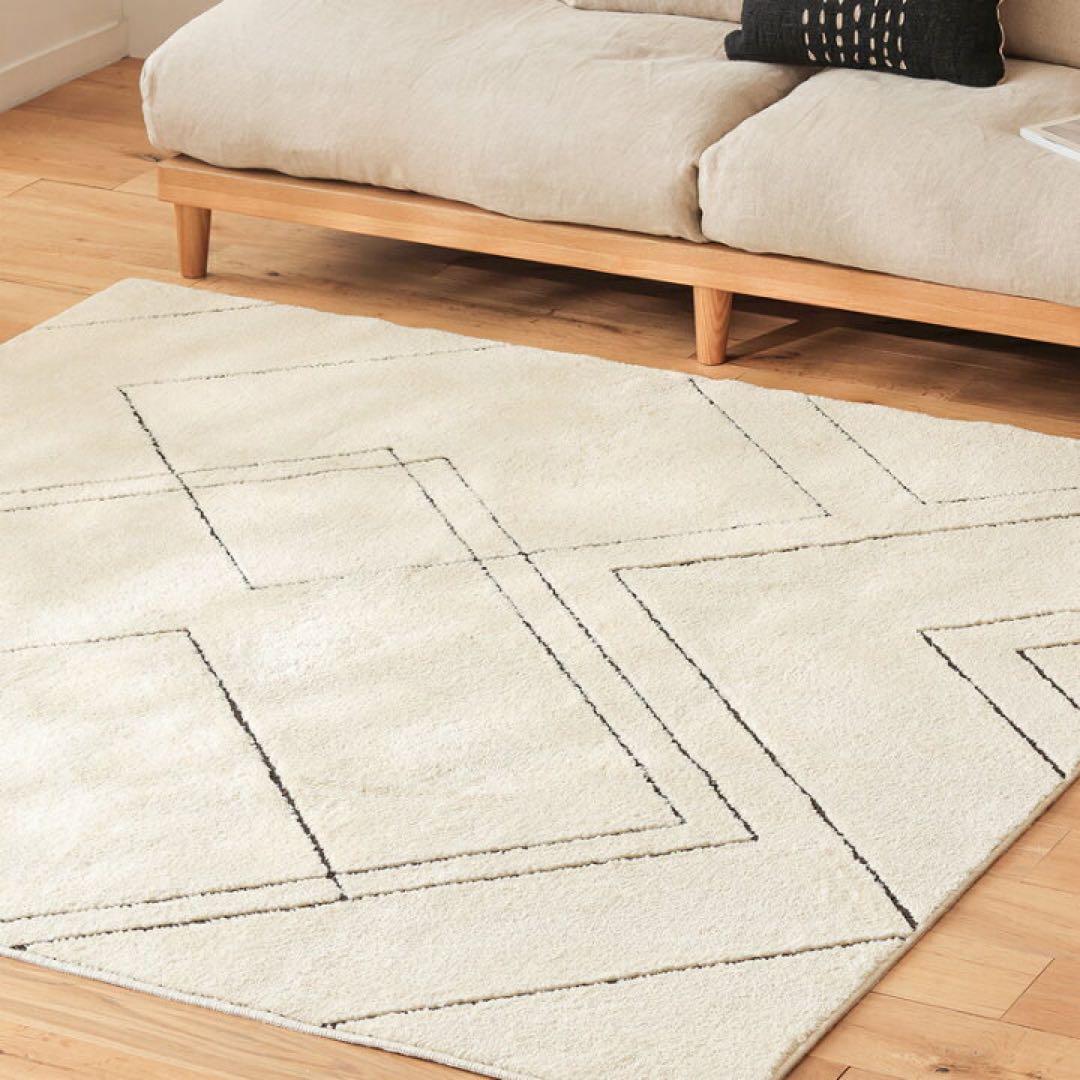 洗える 抗菌ラグマット Clumore 130×190 長方形