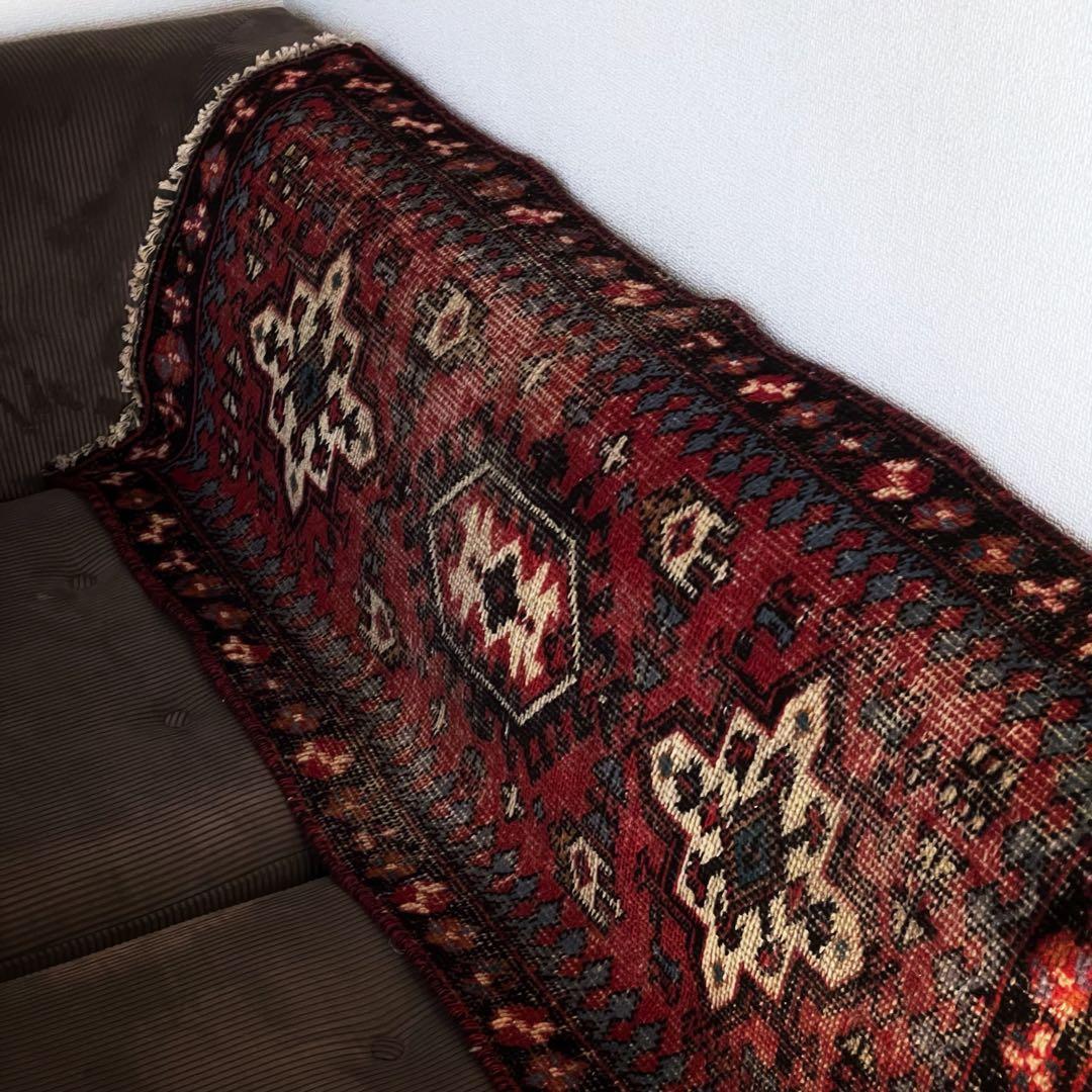 【月末セール】125×59 アフガニスタン バルーチ ヴィンテージラグ