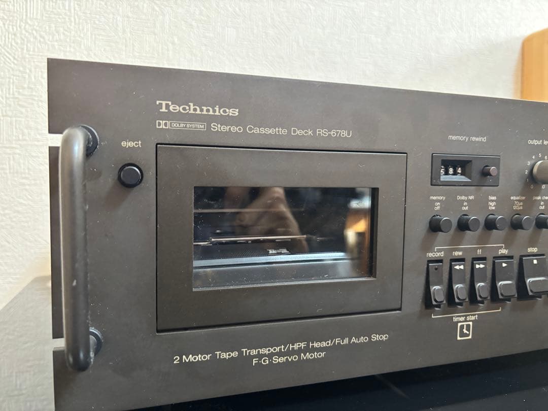 ジャンク　カセットデッキ Technics RS-678U