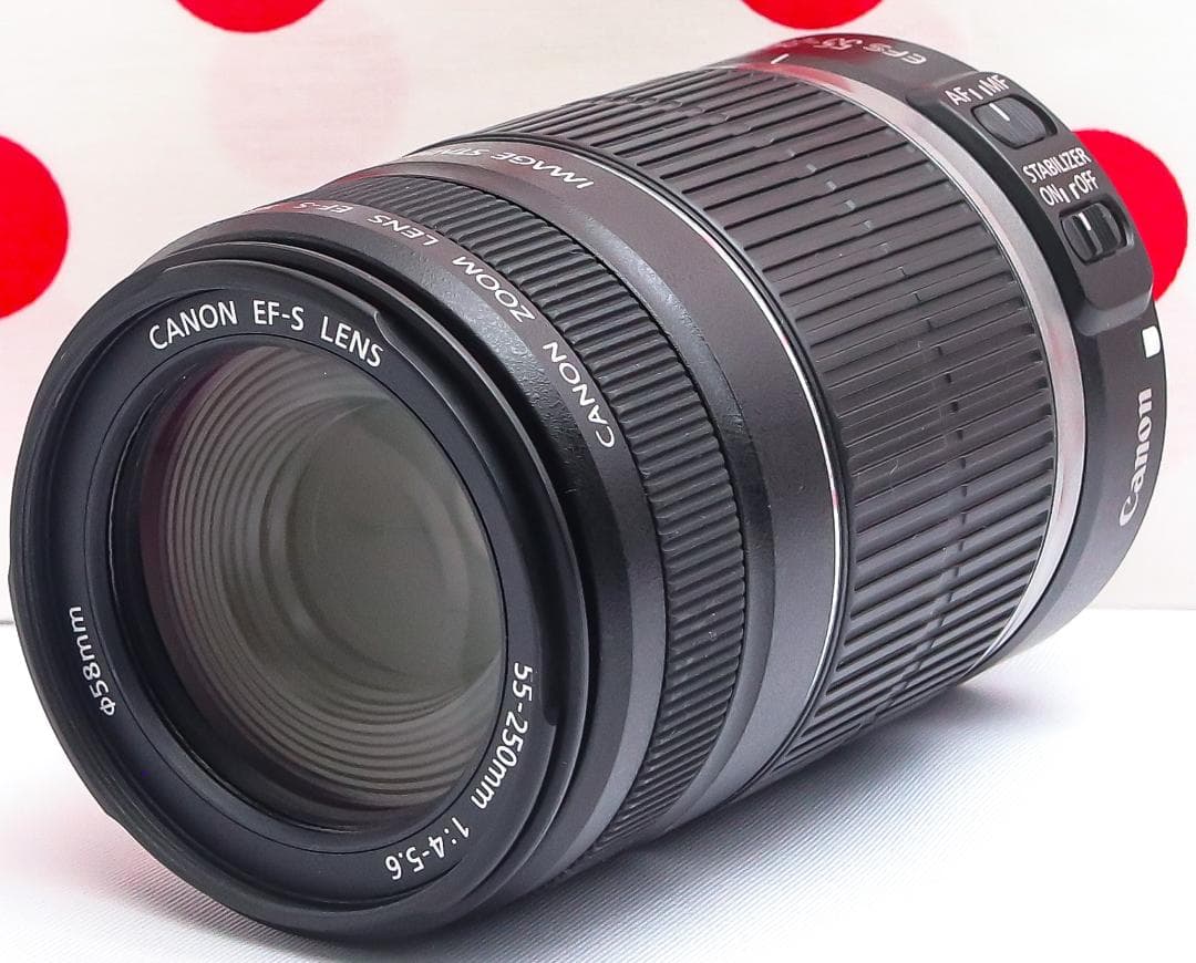 Canon EF-S 55-250mm IS f4-5.6❤手振れ補正付！❤