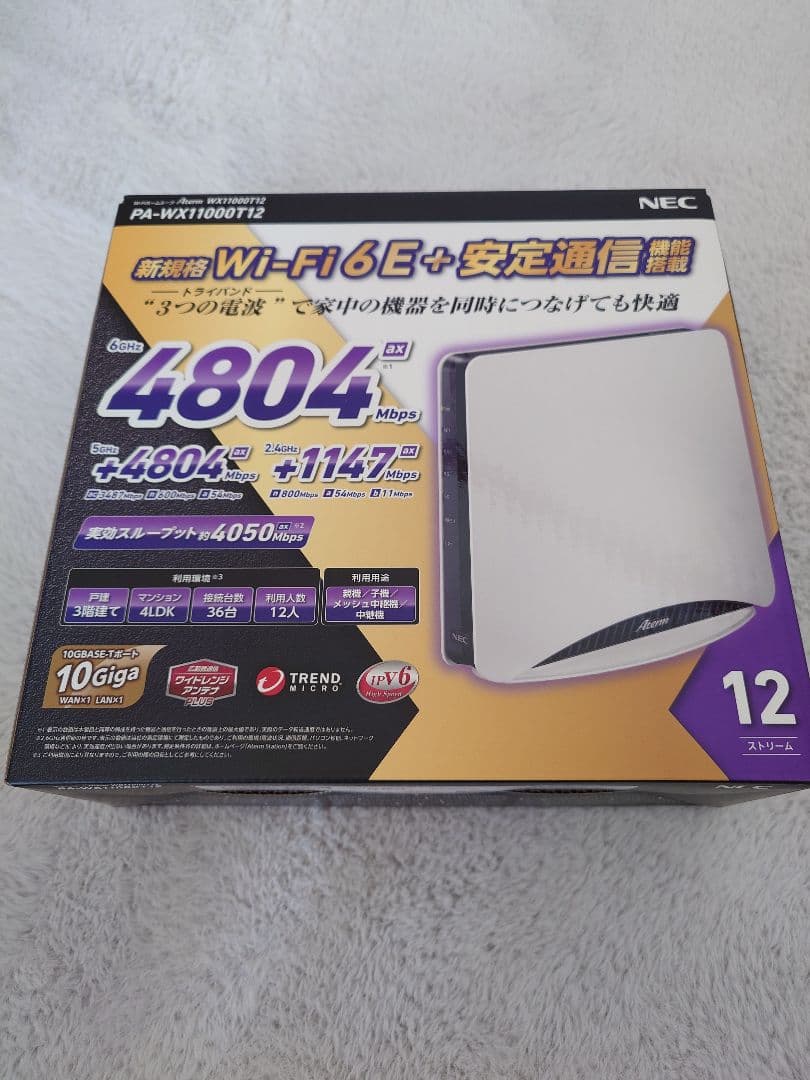 ルーター・ネットワーク機器 NEC Aterm PA-WX11000T12