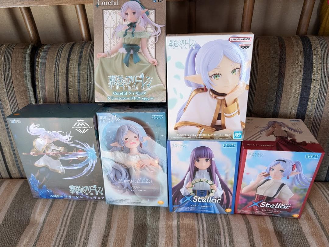 葬送のフリーレン フィギュア6種 まとめ売りドレス 一眠りAMP＋ほおづえ胸像