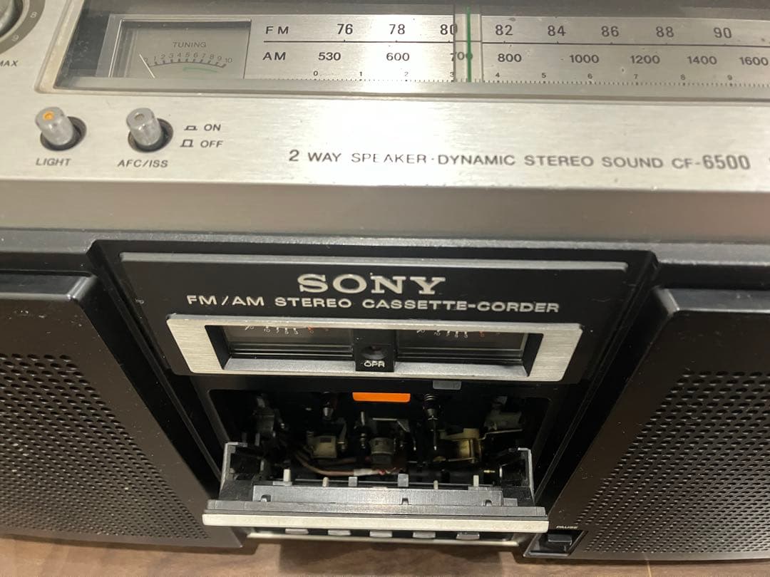 SONY CF-6500 ジルバップ　ラジカセ　オマケ付き