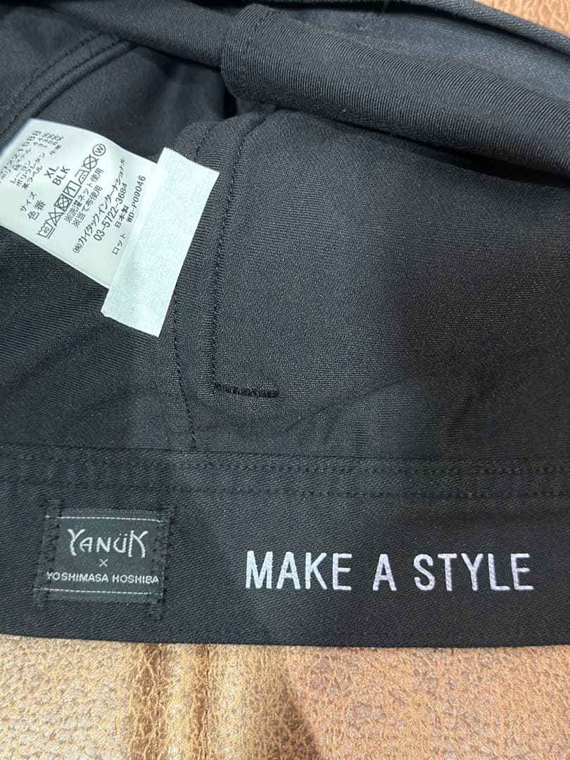 YANUK × 干場義雅 ブラック ジーンジャケット XL
