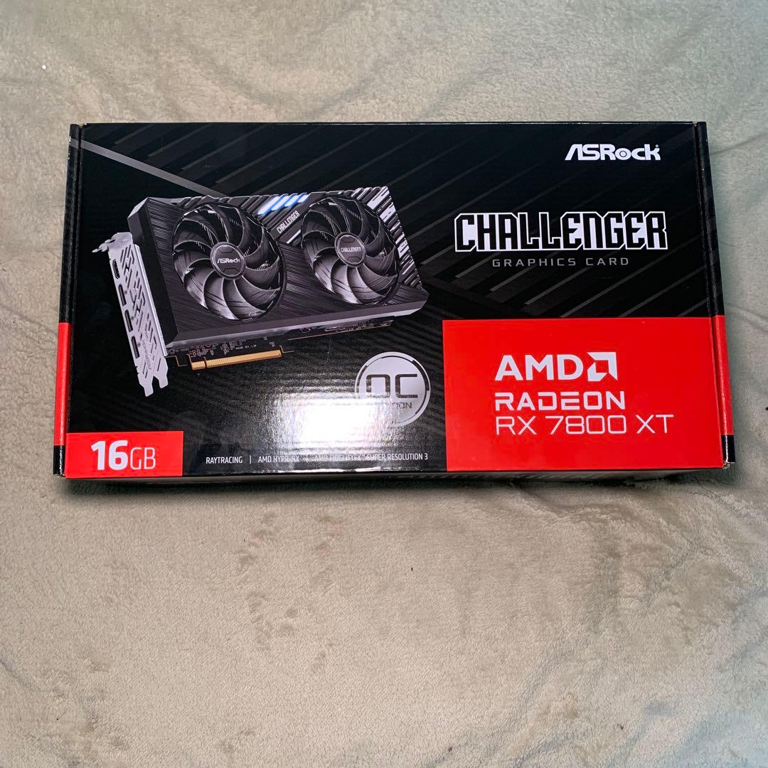 極美品　ASRock AMD Radeon RX 7800 XT 16GB OC