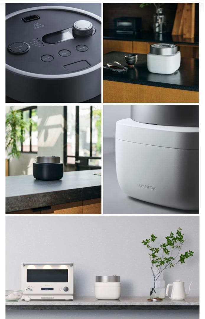 【新品未使用】BALMUDA The Gohanホワイト