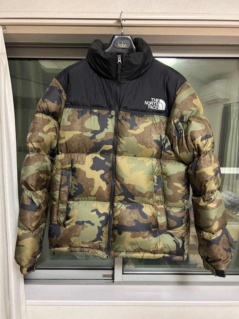 【美品】THE NORTH FACE ノースフェイスヌプシダウンジャケット 迷彩