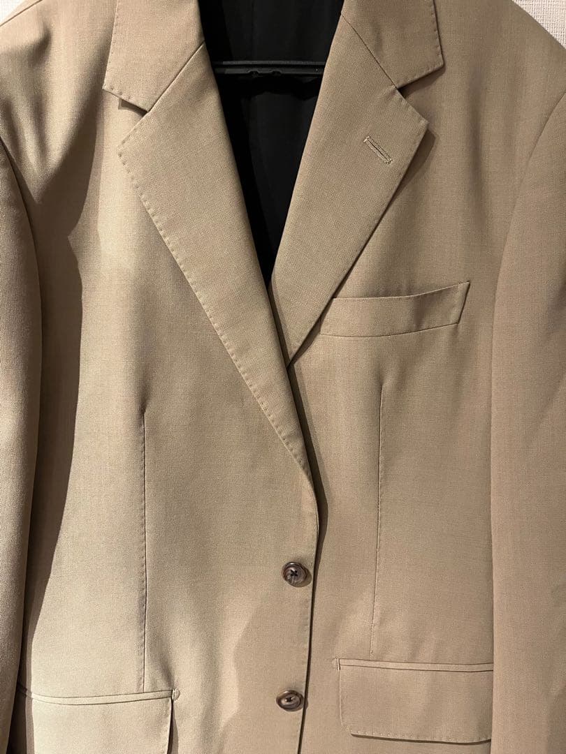 【値下げ　今日だけ】ワコマリア　23ss ドーメル　スーツセット　ベージュ