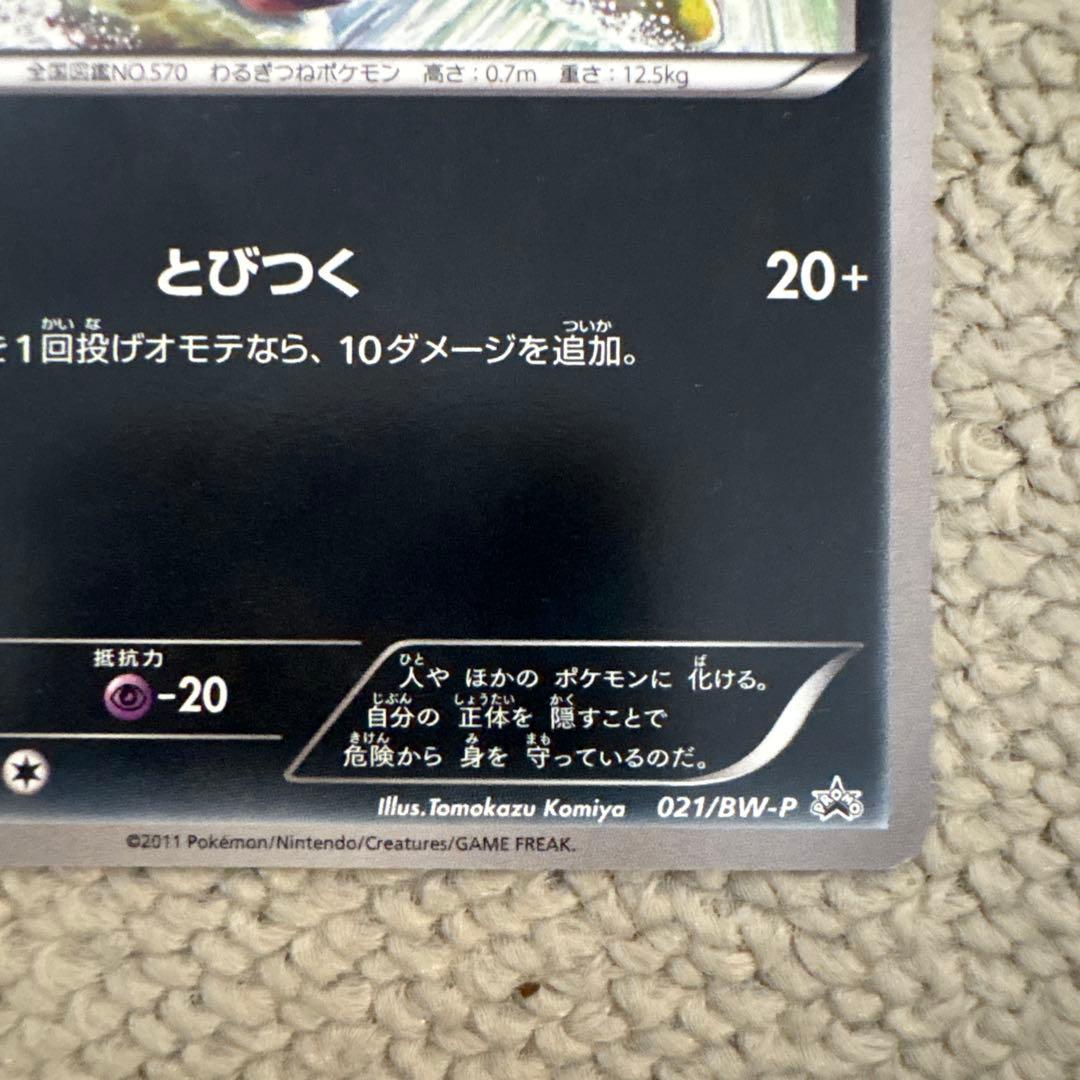 P*他様 ポケモンカード ゾロア HP60