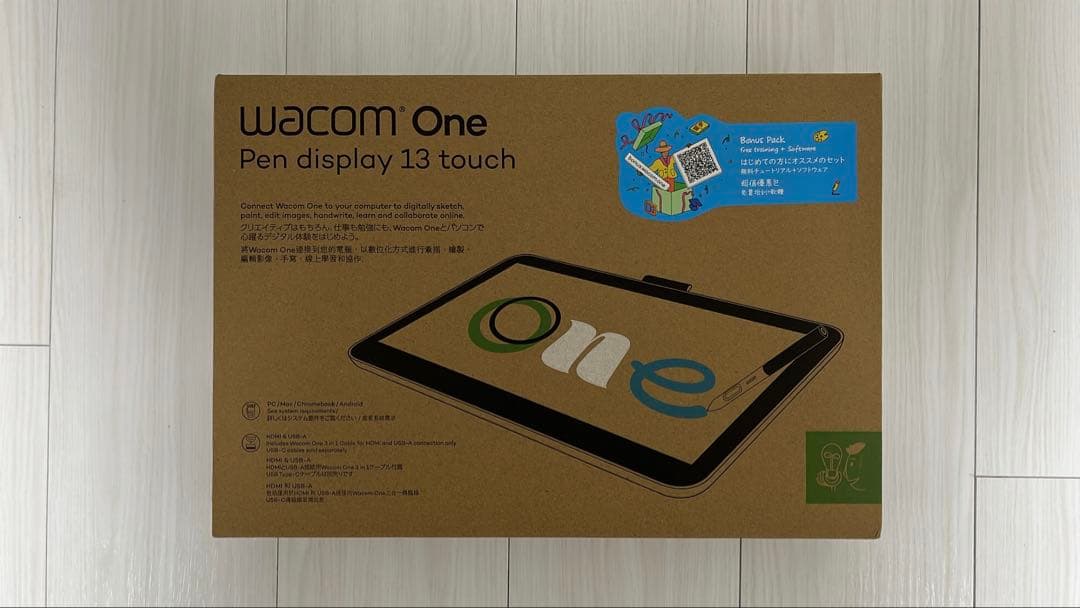 液タブ・ペンタブ Wacom One Pen display 13 touch